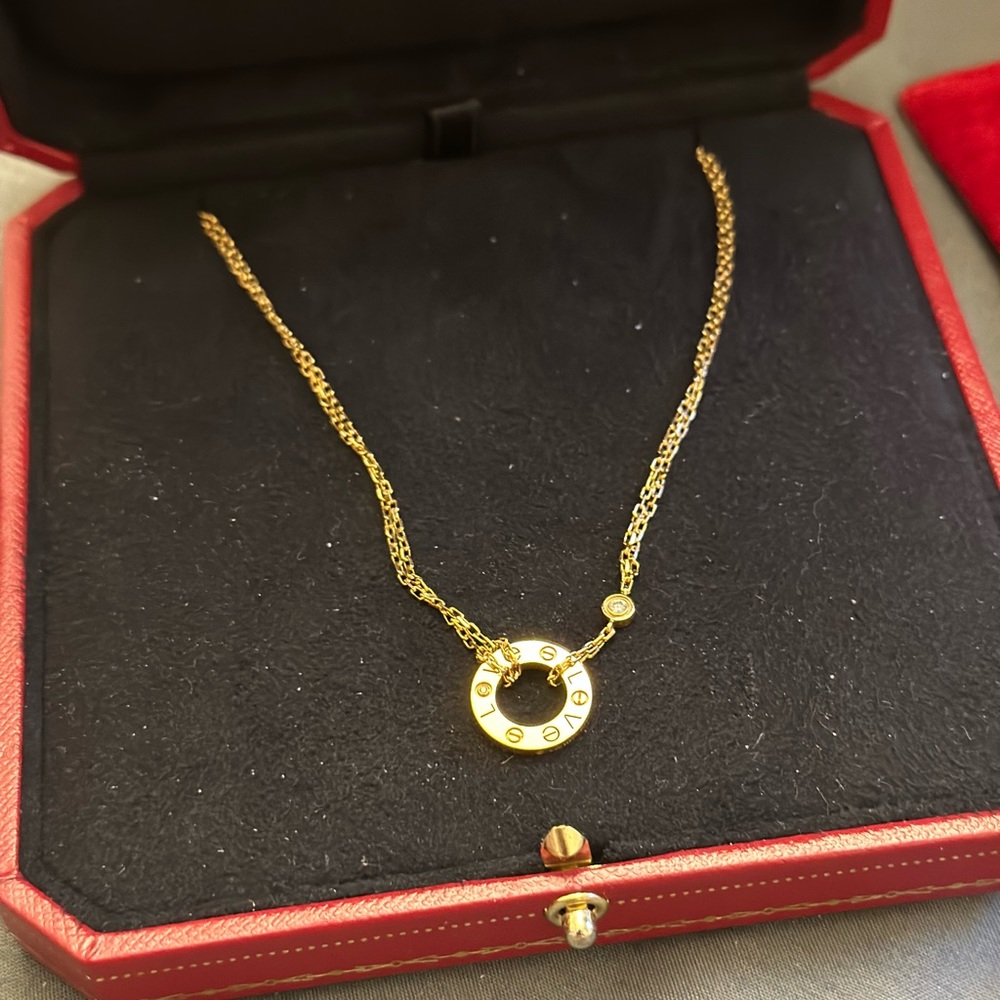 Cartier 2 Love Diamonds Necklace